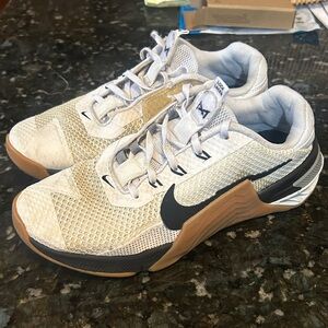 Nike Metcon 7 'White Black Gum' Training Gym Shoes Mens Size 8.5